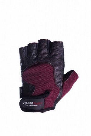 Рукавички для фітнесу PowerPlay 2154 Чорно-Коричневий M фото товара
