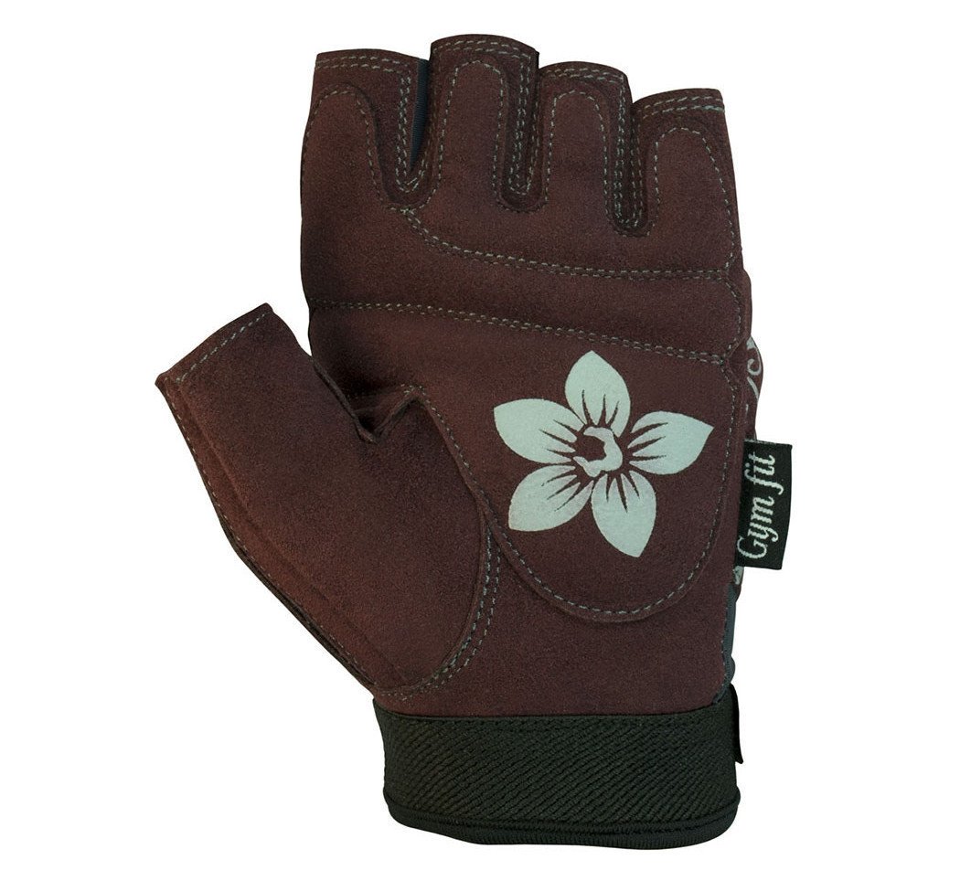 Рукавички для фітнесу PowerPlay 1733 жіночі Коричневі S фото товара