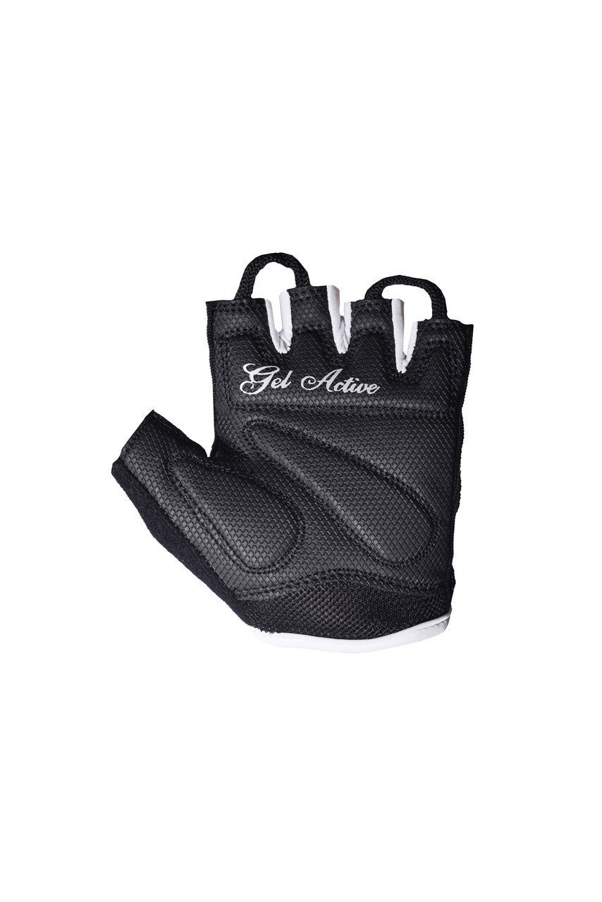 Рукавички для фітнесу PowerPlay 1750 жіночі Чорно-Розовий S фото товару