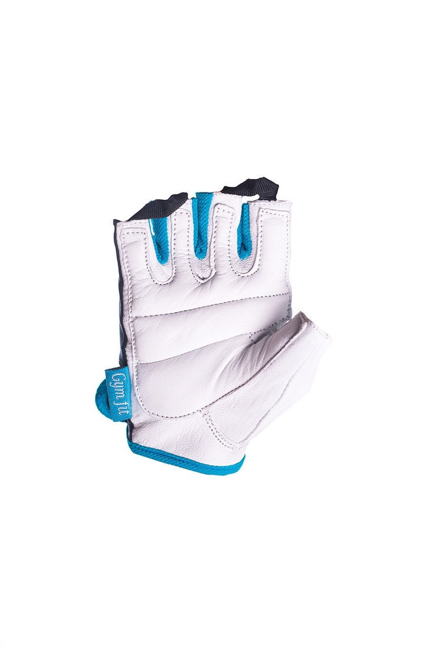 Рукавички для фітнесу PowerPlay 2311 жіночі Чорно-Блакитні M фото товара