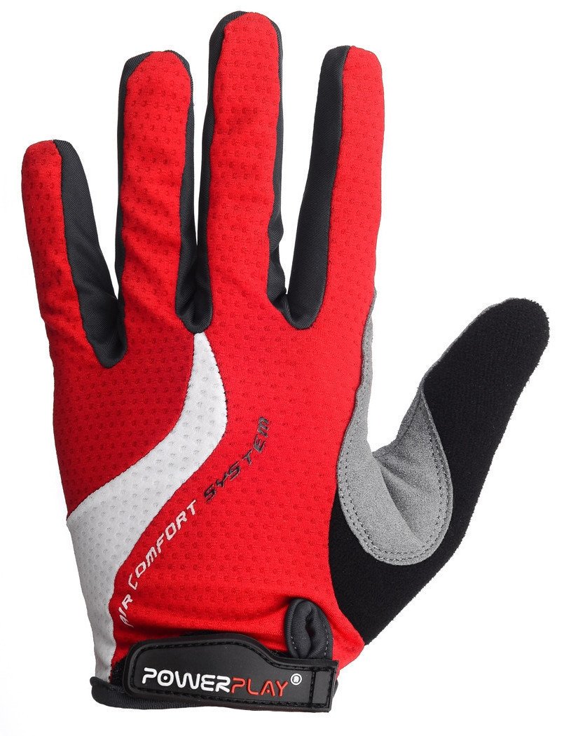 Велорукавички PowerPlay 6554 Червоні XL фото товару