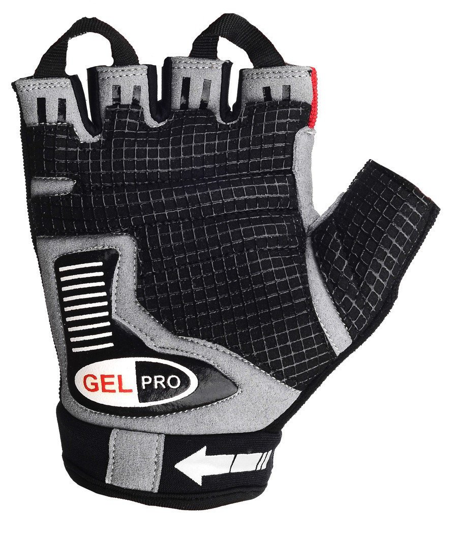 Велорукавички PowerPlay 5019 D Чорно-червоні XL фото товара