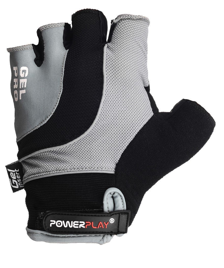 Велорукавички PowerPlay 5015 A Сірі XL фото товару