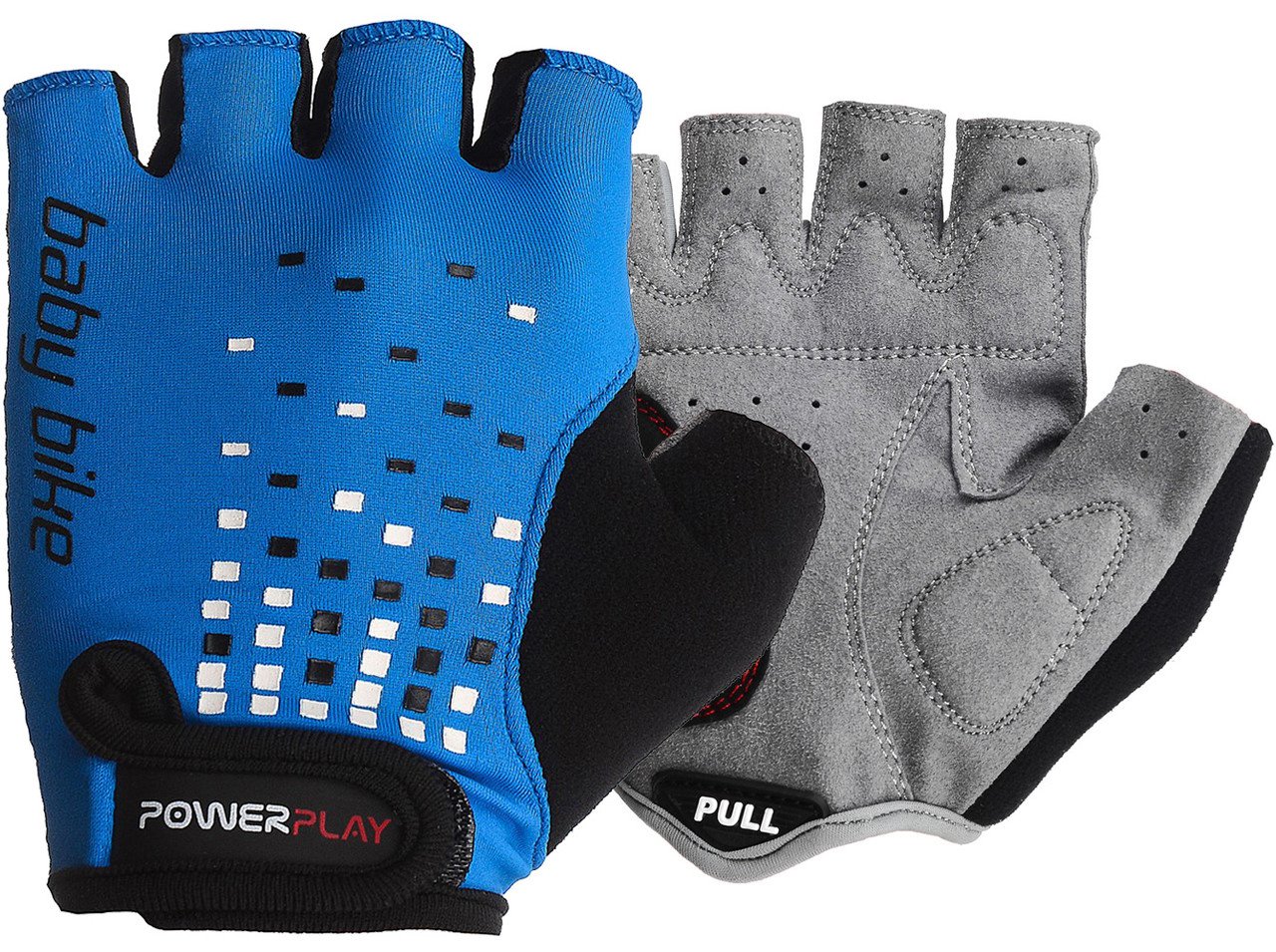 Велорукавички PowerPlay 5451 D Сині S фото товару