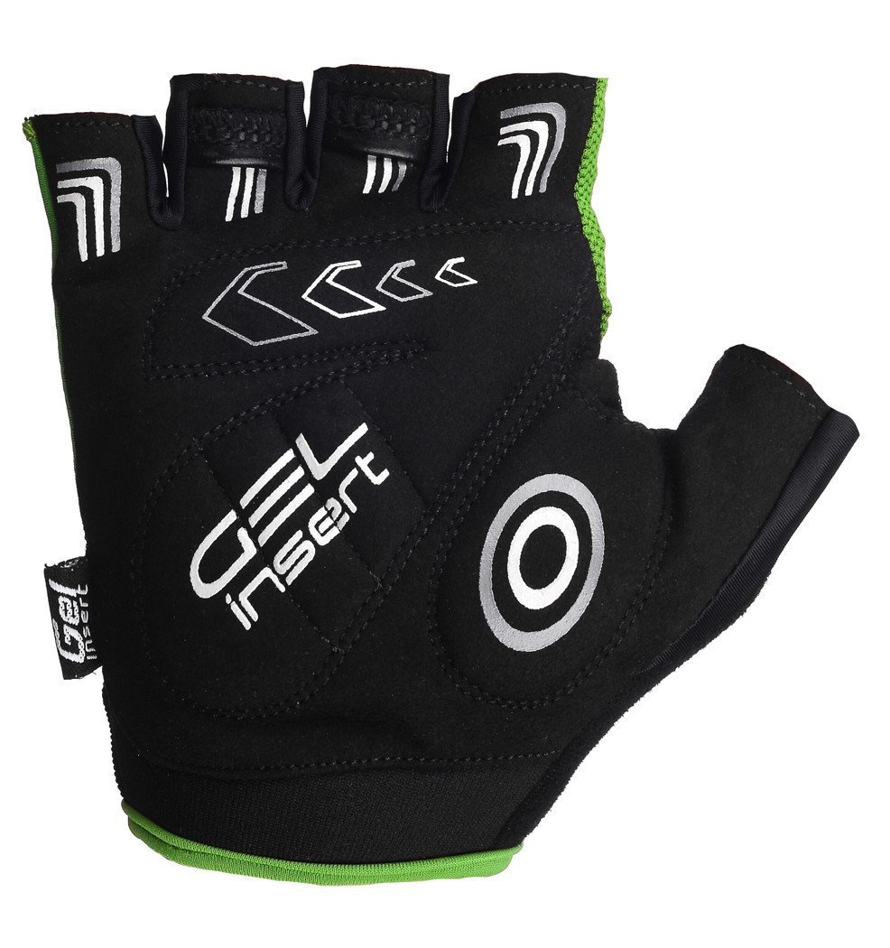 Велорукавички PowerPlay 5015 B Зелені XL фото товару