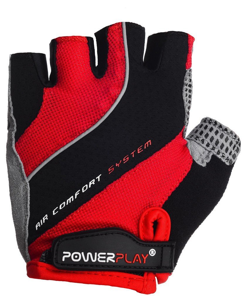 Велорукавички PowerPlay 5023 Men Червоні XL фото товару
