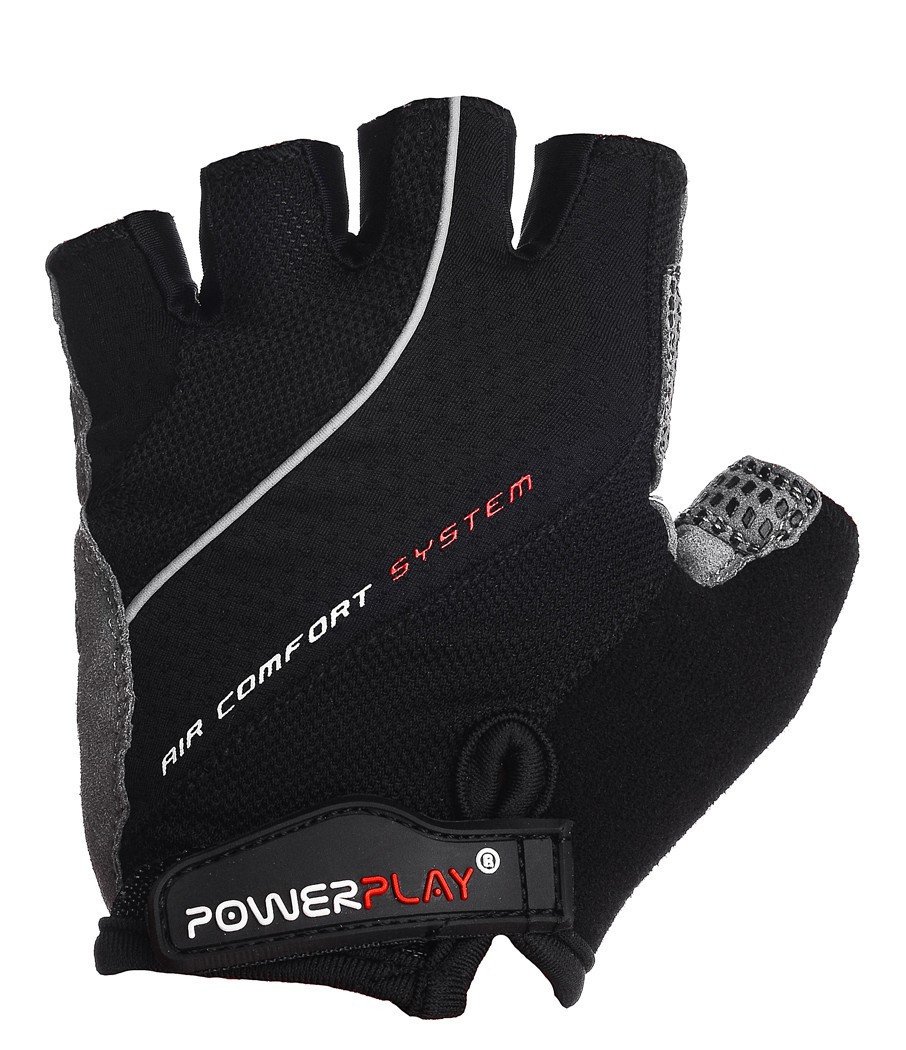 Велорукавички PowerPlay 5023 Men Чорні S фото товару