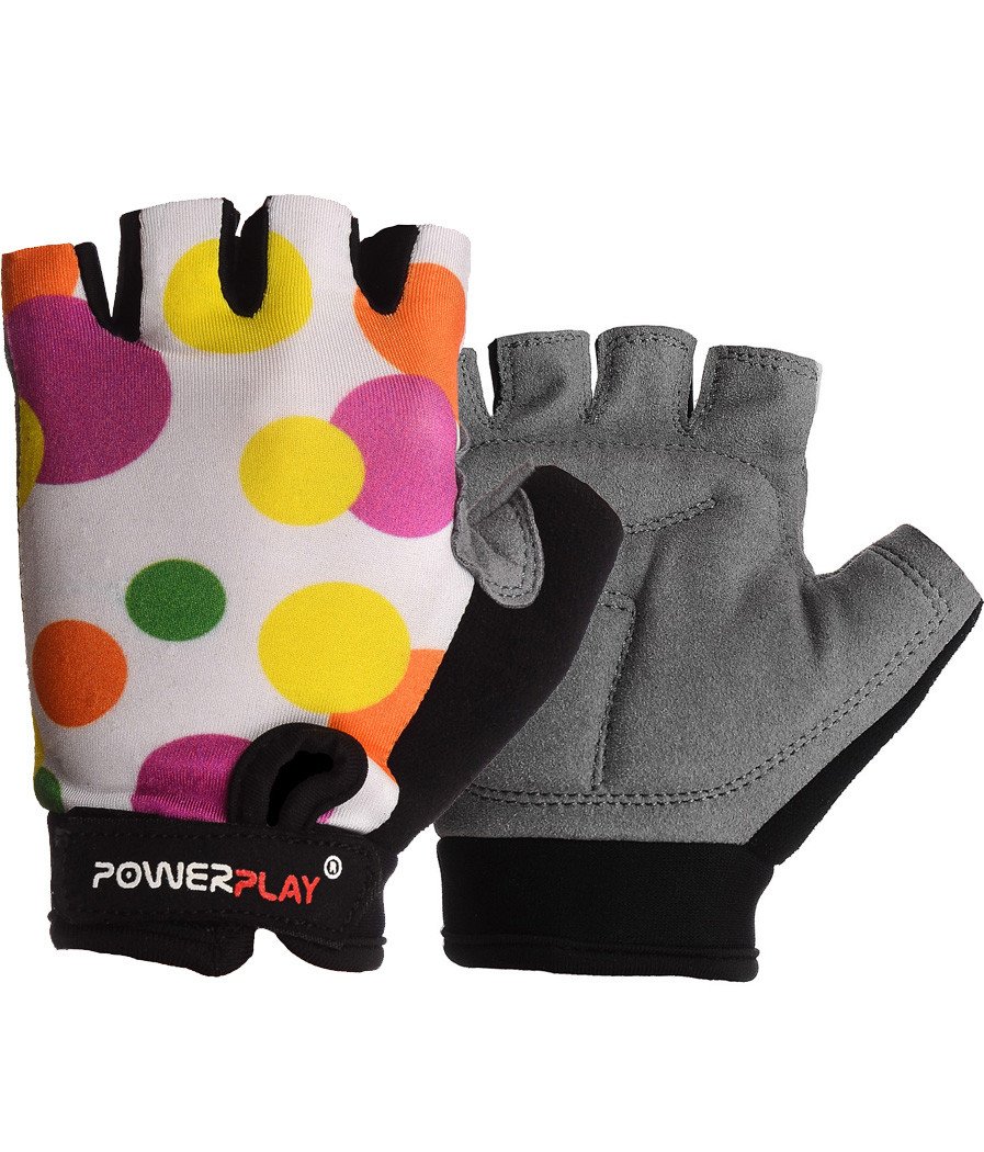 Велорукавички PowerPlay 5453 Білі 4XS фото товара