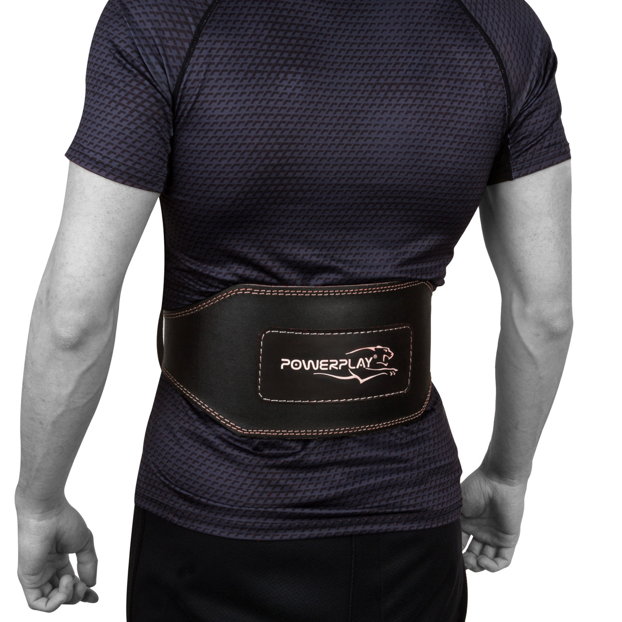 Пояс для важкої атлетики PowerPlay 5053 Чорно-Червоний L фото товара