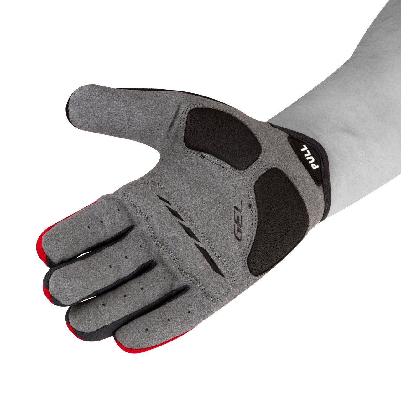 Велорукавички PowerPlay 6554 Червоні S фото товару