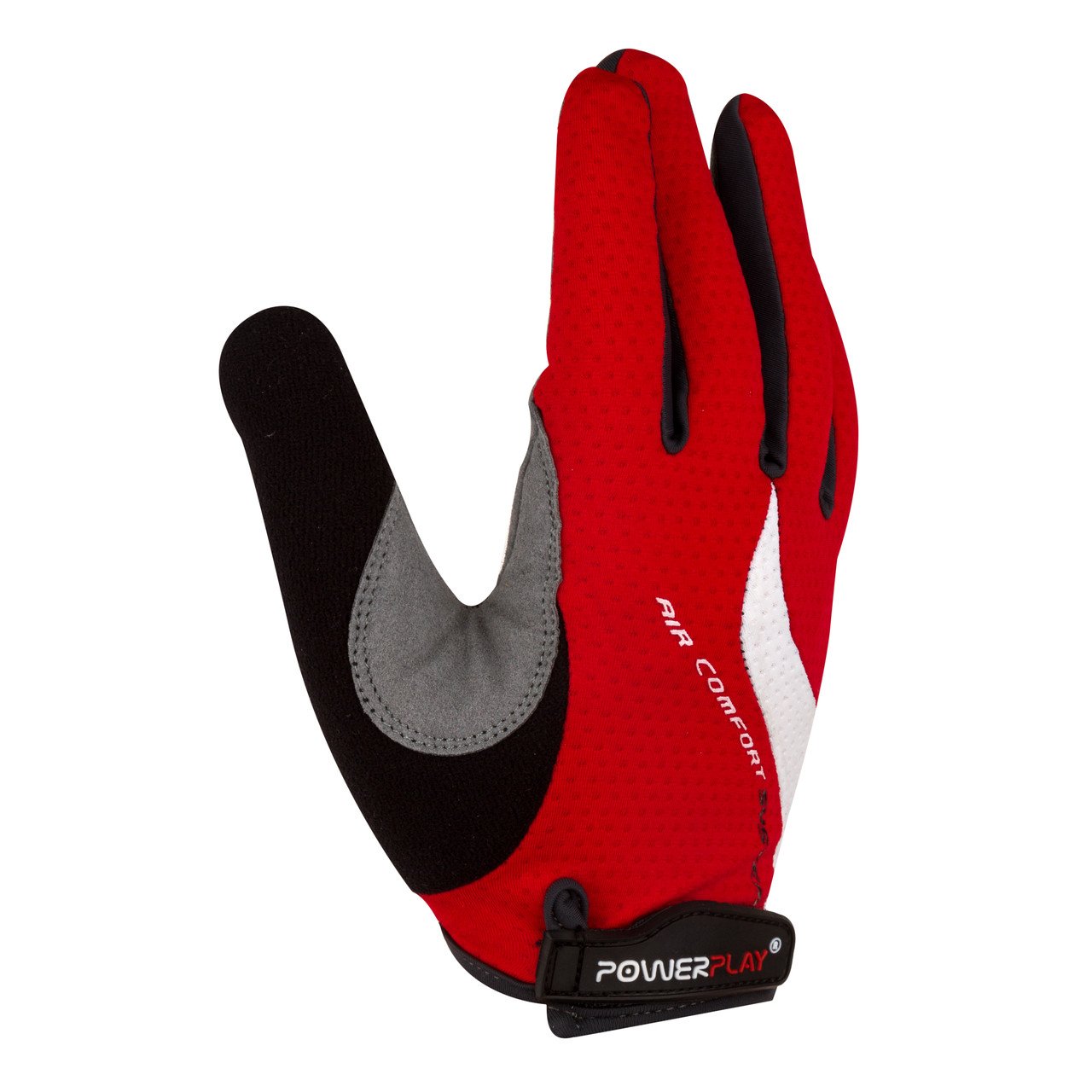 Велорукавички PowerPlay 6554 Червоні L фото товару