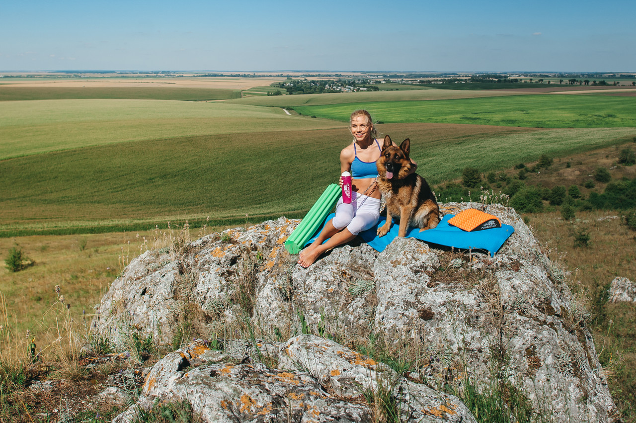 Ролик для йоги і пілатес PowerPlay 4020 (60*15 см) Оранжевий фото товару