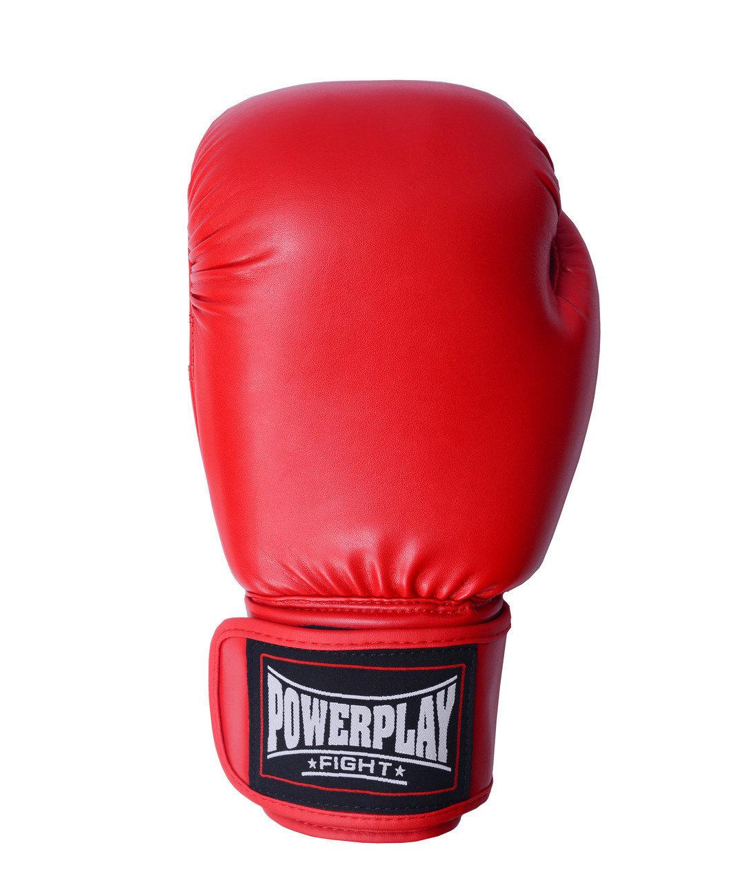 Боксерські рукавиці PowerPlay 3004 Червоні 18 унцій фото товару
