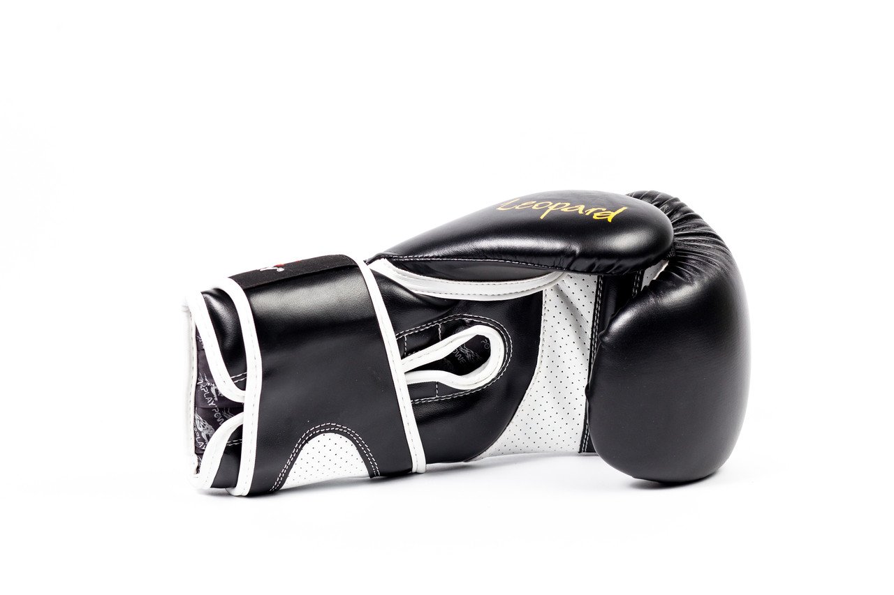 Боксерські рукавиці PowerPlay 3009 Чорні 8 унцій фото товару