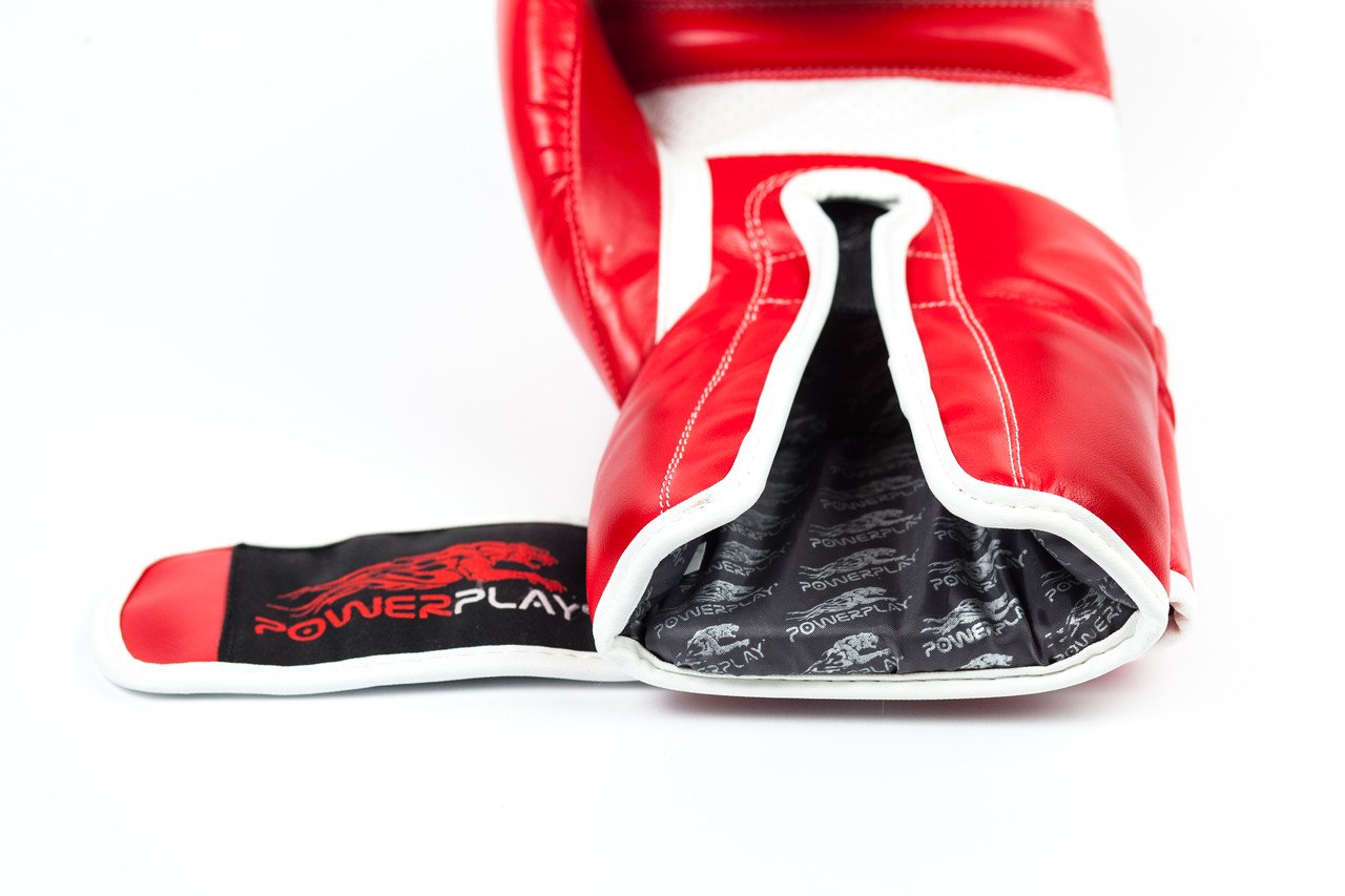 Боксерські рукавиці PowerPlay 3009 Червоні 16 унцій фото товару