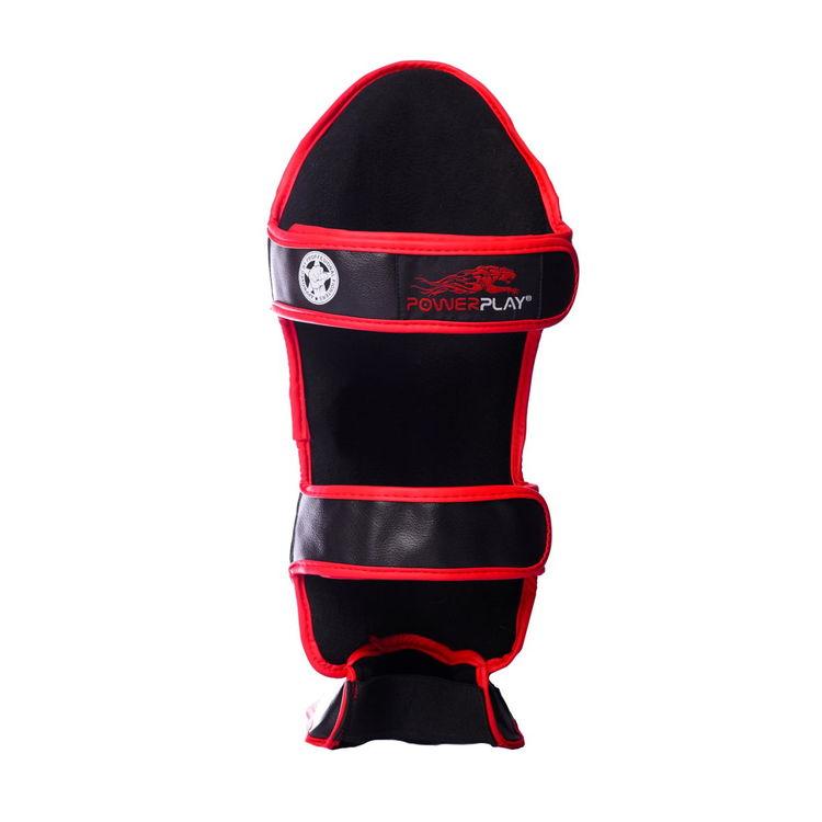 Защита голени и стопы PowerPlay 3034 черно-красная S фото товара