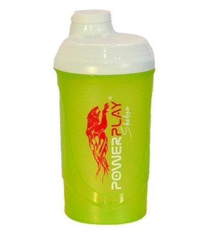 Шейкер спортивний ShakerStore з логотипом PowerPlay 600 мл. GREEN фото товара