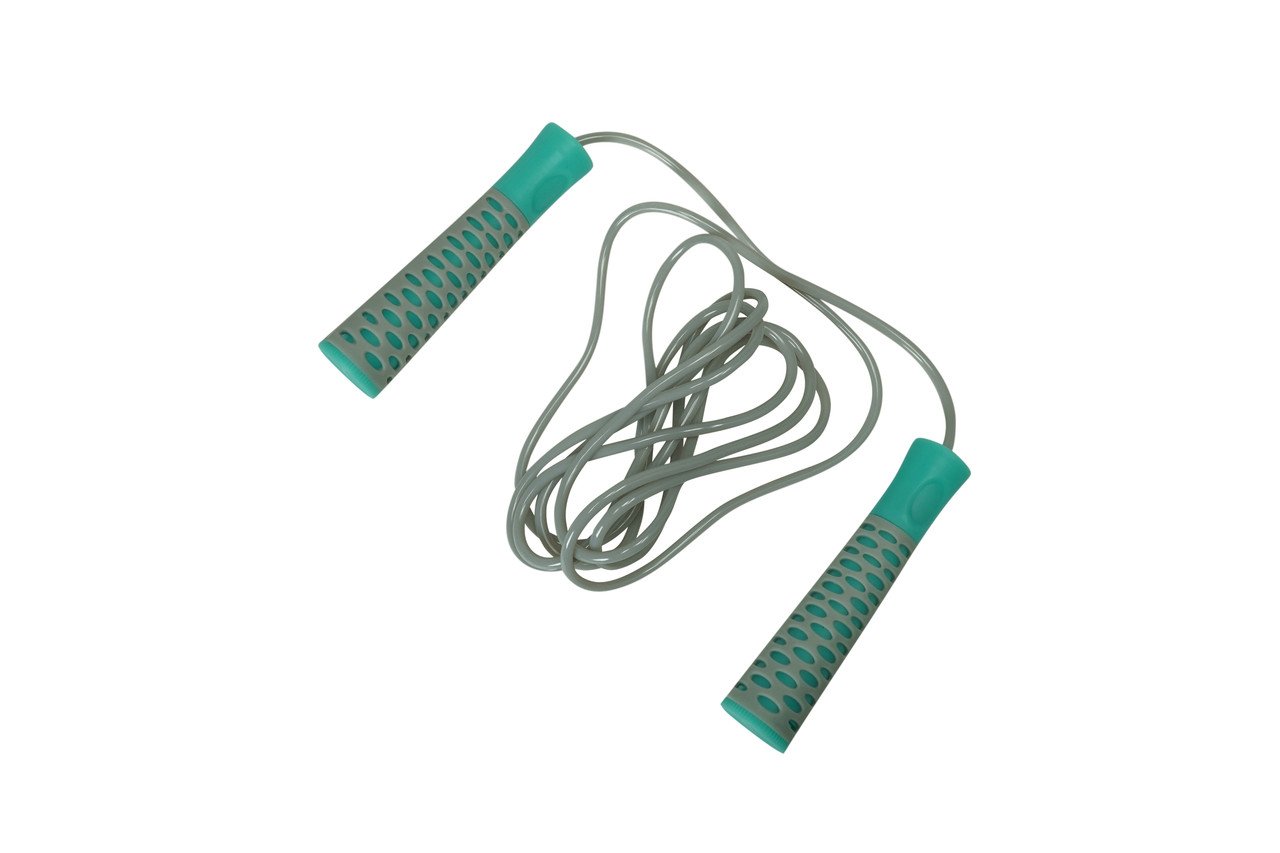 Скакалка PowerPlay 4206 сіро/мятна фото товара