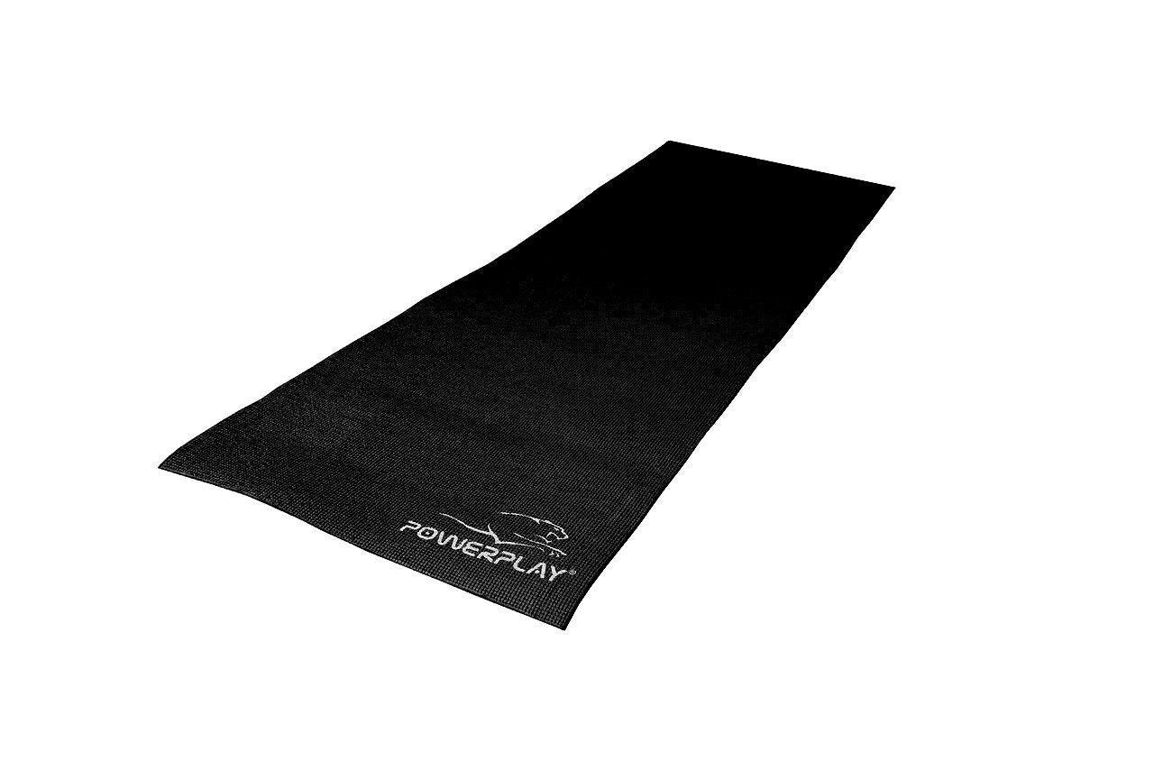 Коврик для йоги и фитнеса PowerPlay 4010 (173*61*0.6) Black фото товару