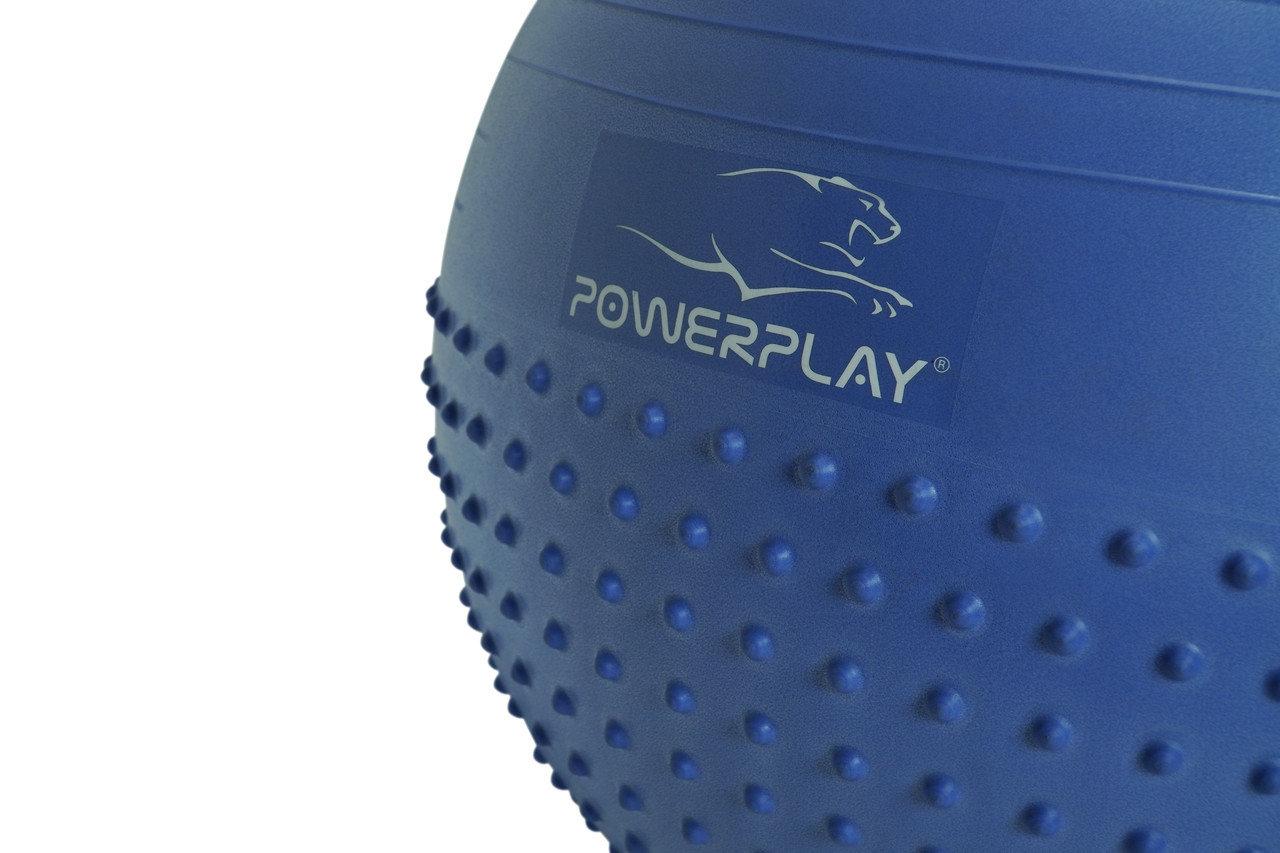 Мяч для фітнеса PowerPlay 4003 65см Синій ( пошкоджена коробка ) фото товару