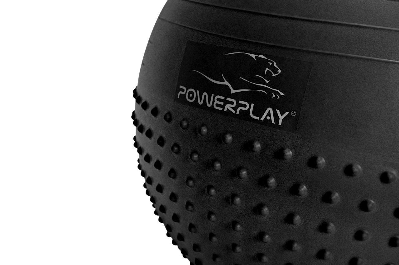 Мяч для фітнеса PowerPlay 4003 75см Темно сірий фото товару