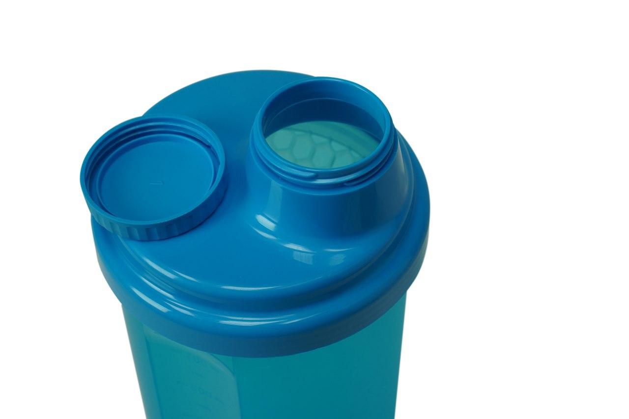 Шейкер спортивний SHAKERSKY 700 ml Blue фото товару