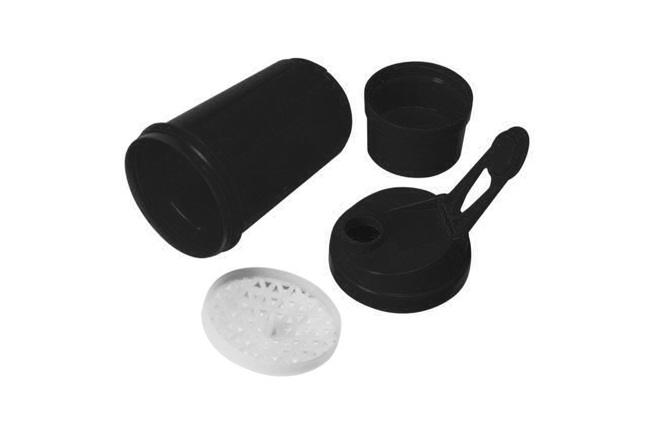 Шейкер спортивний Shake360 500ml з контейнером Black фото товару