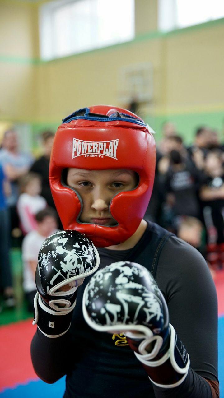 Рукавички для Karate PowerPlay 3092KRT Чорні-Білі S фото товара