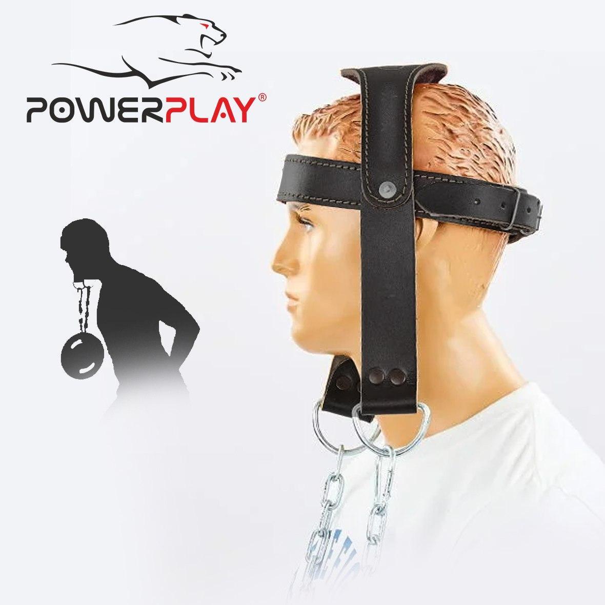Тяга для шиї PowerPlay 5185 Чорна фото товару