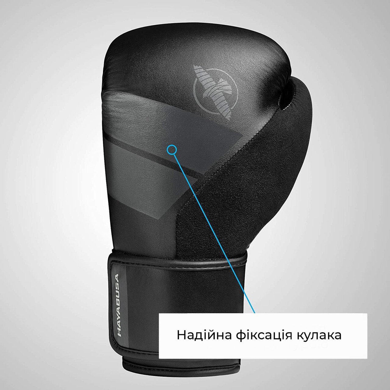 Боксерські рукавиці Hayabusa S4 - Чорні 16oz (Original) фото товару