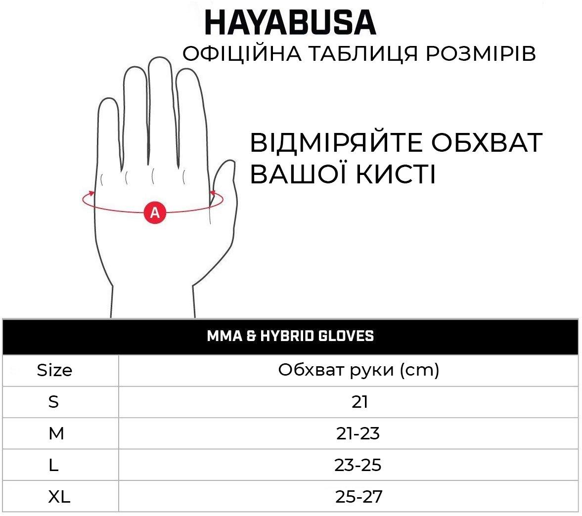 Рукавички для MMA Hayabusa T3  - Чорні M 4oz (Original) фото товару