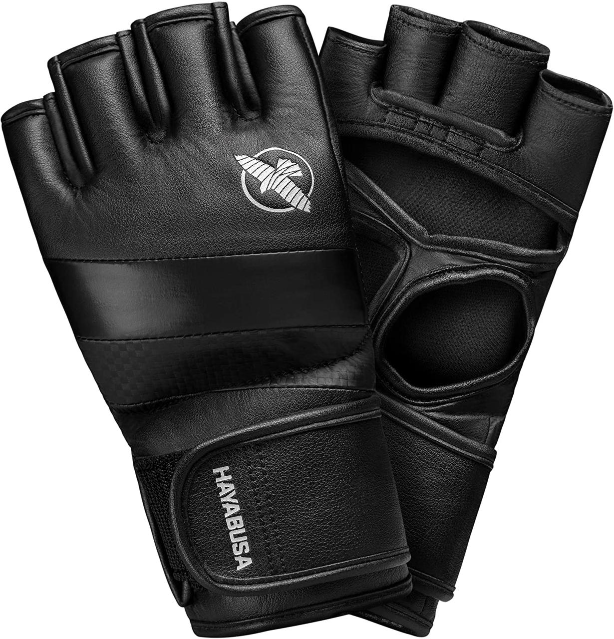 Рукавички для MMA Hayabusa T3  - Чорні L 4oz (Original) фото товару