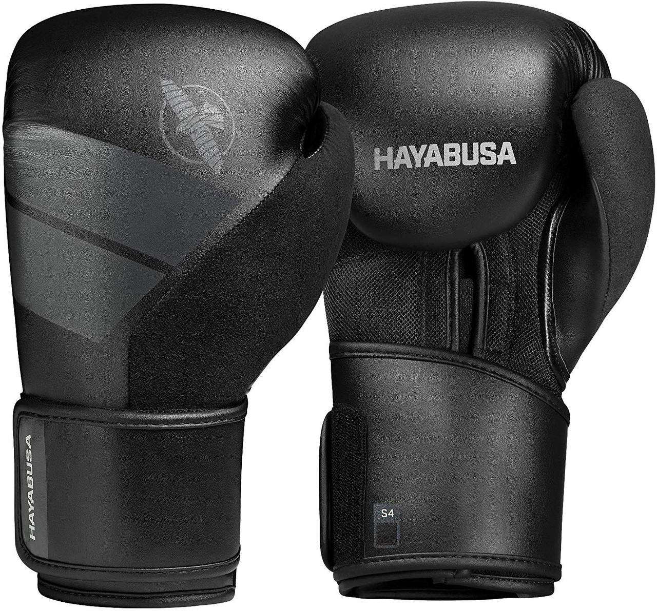 Боксерські рукавиці Hayabusa S4 - Чорні 16oz (Original) фото товару