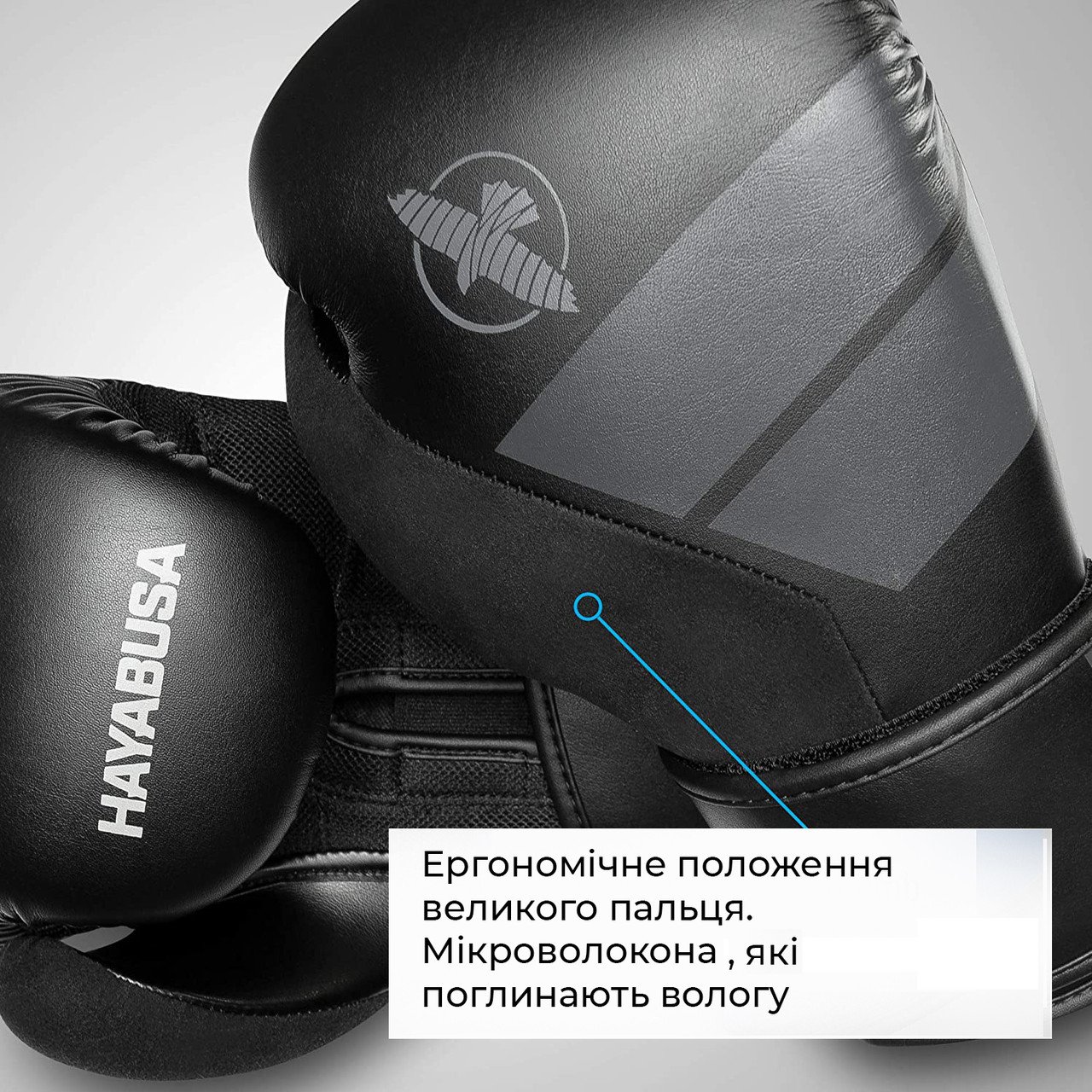 Боксерські рукавиці Hayabusa S4 - Чорні 16oz (Original) фото товару