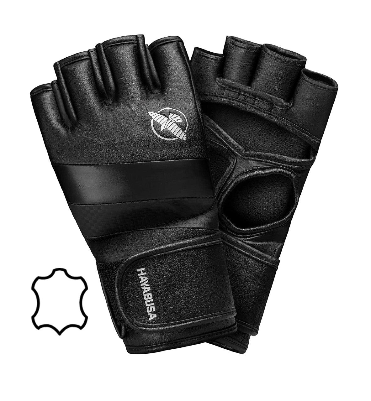 Рукавички для MMA Hayabusa T3  - Чорні L 4oz (Original) фото товару