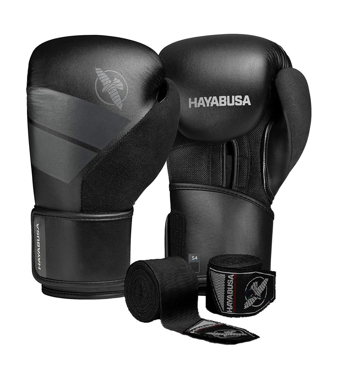 Боксерські рукавиці Hayabusa S4 - Чорні 16oz (Original) фото товару