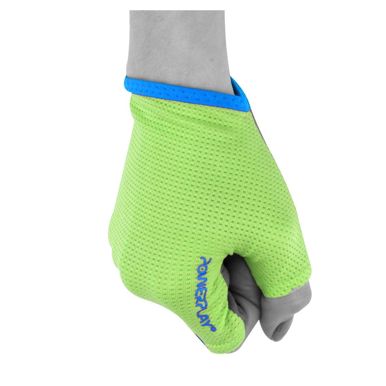 Рукавички для фітнесу PowerPlay 418 С жіночі Зелені M фото товара