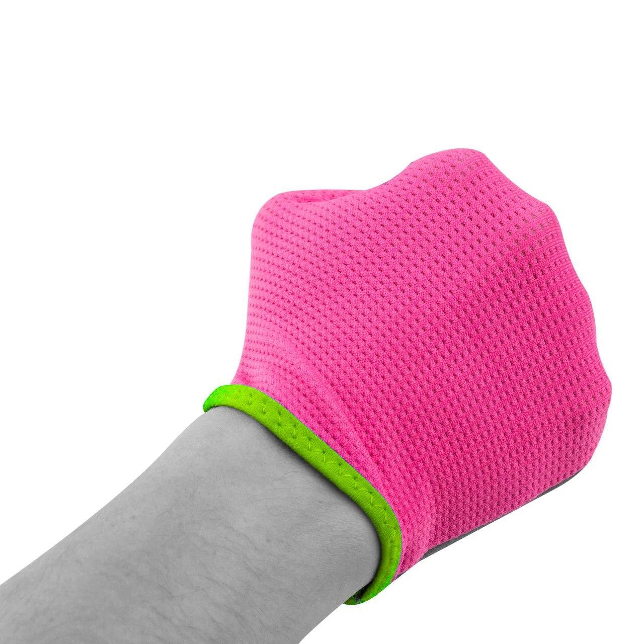 Рукавички для фітнесу PowerPlay 418 жіночі Розові M фото товара