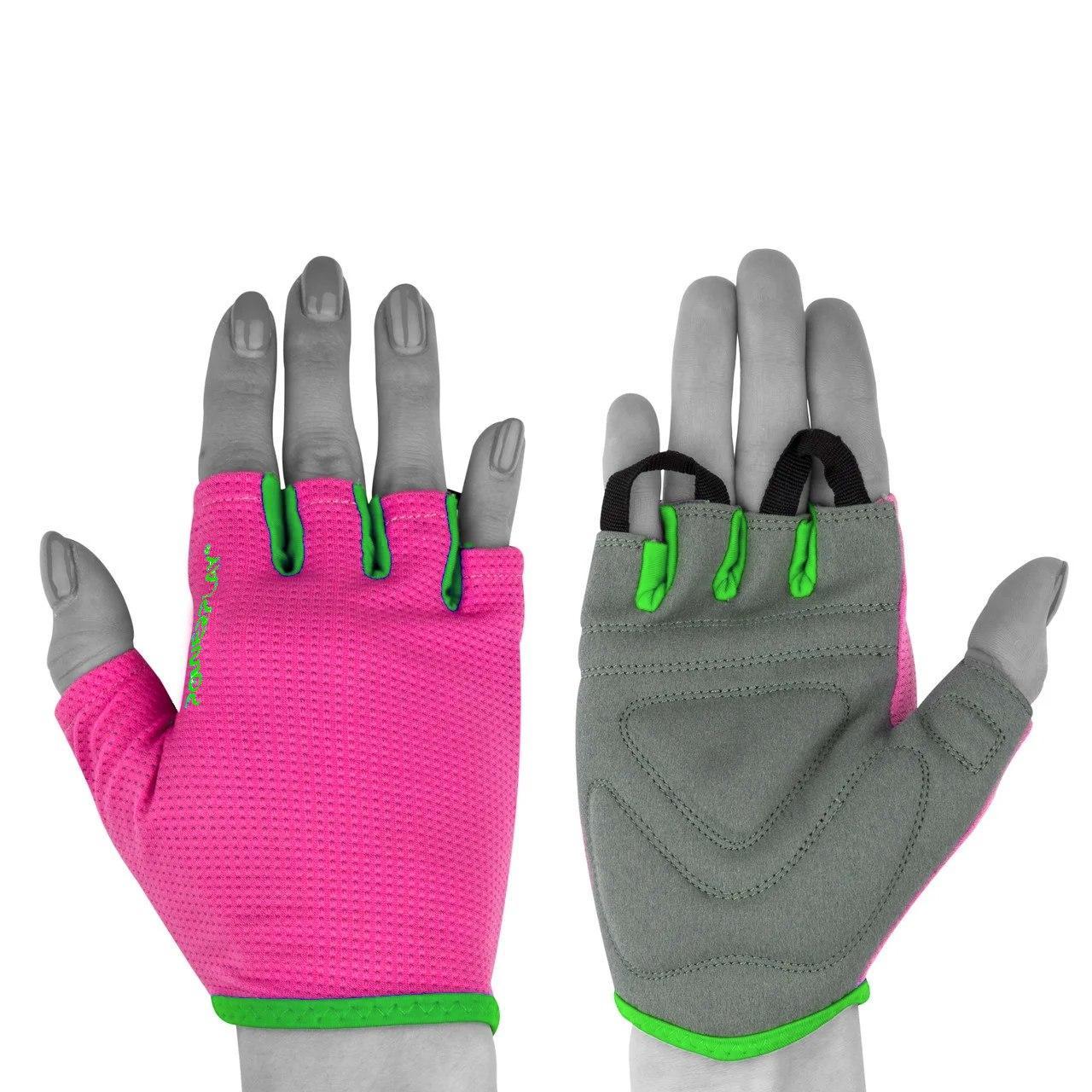 Рукавички для фітнесу PowerPlay 418 жіночі Розові XS фото товара