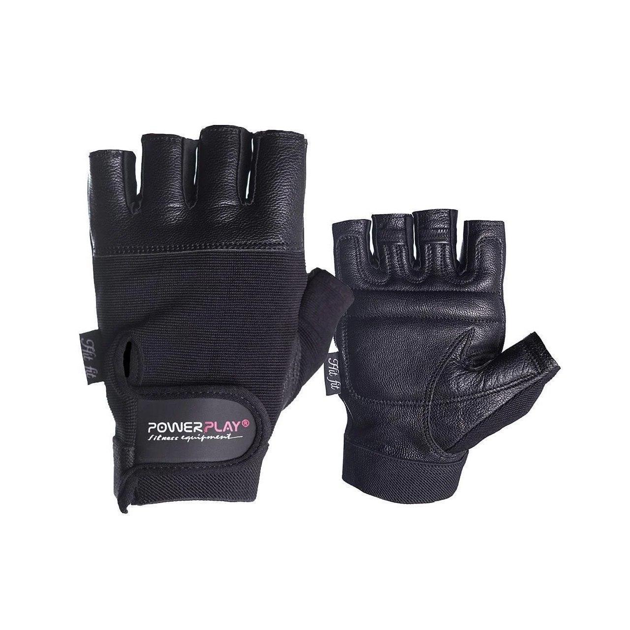 Рукавички для фітнесу PowerPlay 2227 Чорні S фото товару