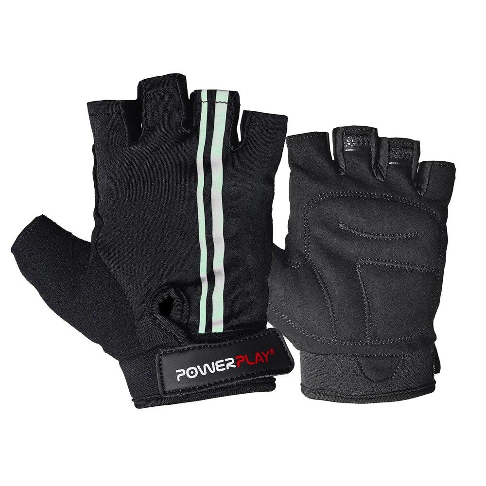 Велорукавички PowerPlay 5031 XL Чорні фото товару