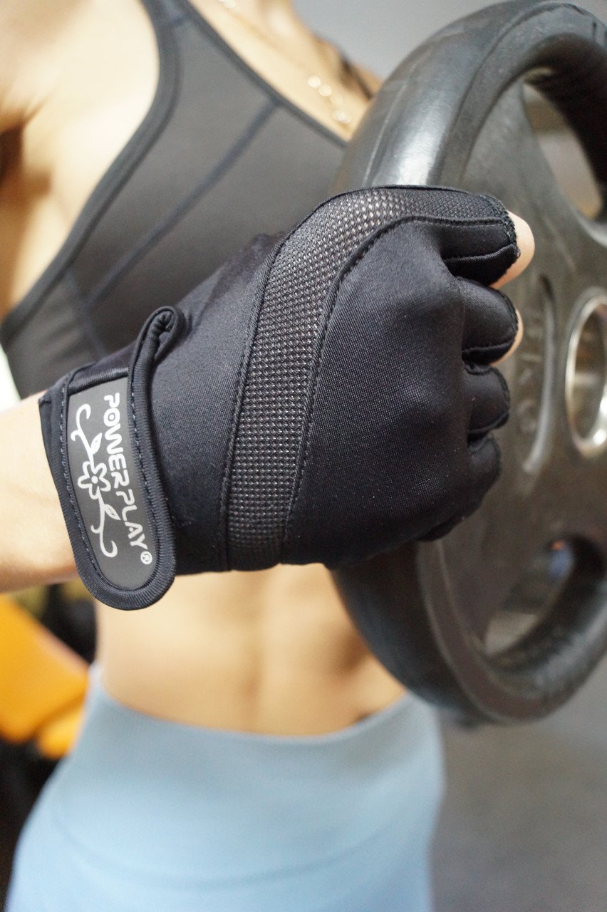 Рукавички для фітнесу PowerPlay 2311 жіночі Чорн XS фото товару