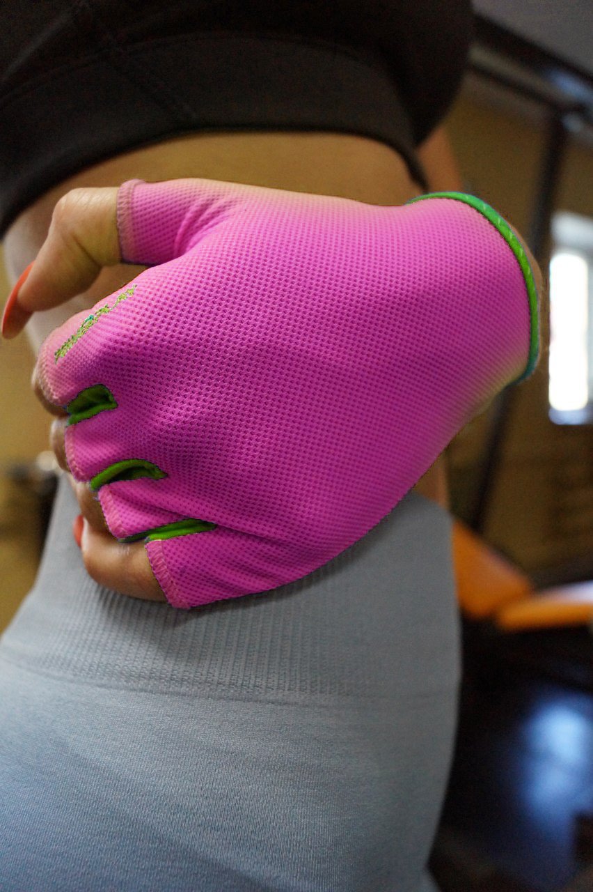 Рукавички для фітнесу PowerPlay 418 жіночі Розові M фото товара