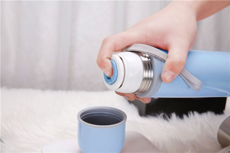 Термос CASNO 500 мл KXN-6002 Блакитний фото товару