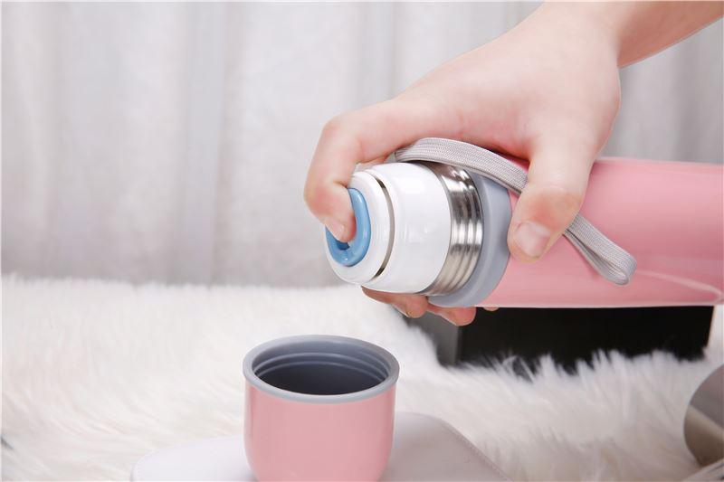 Термос CASNO 500 мл KXN-6002 Рожевий фото товару