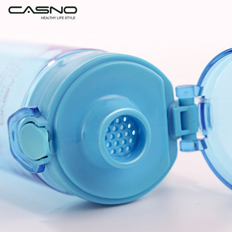 Пляшка для води CASNO 650 мл KXN-1157 Блакитна фото товара