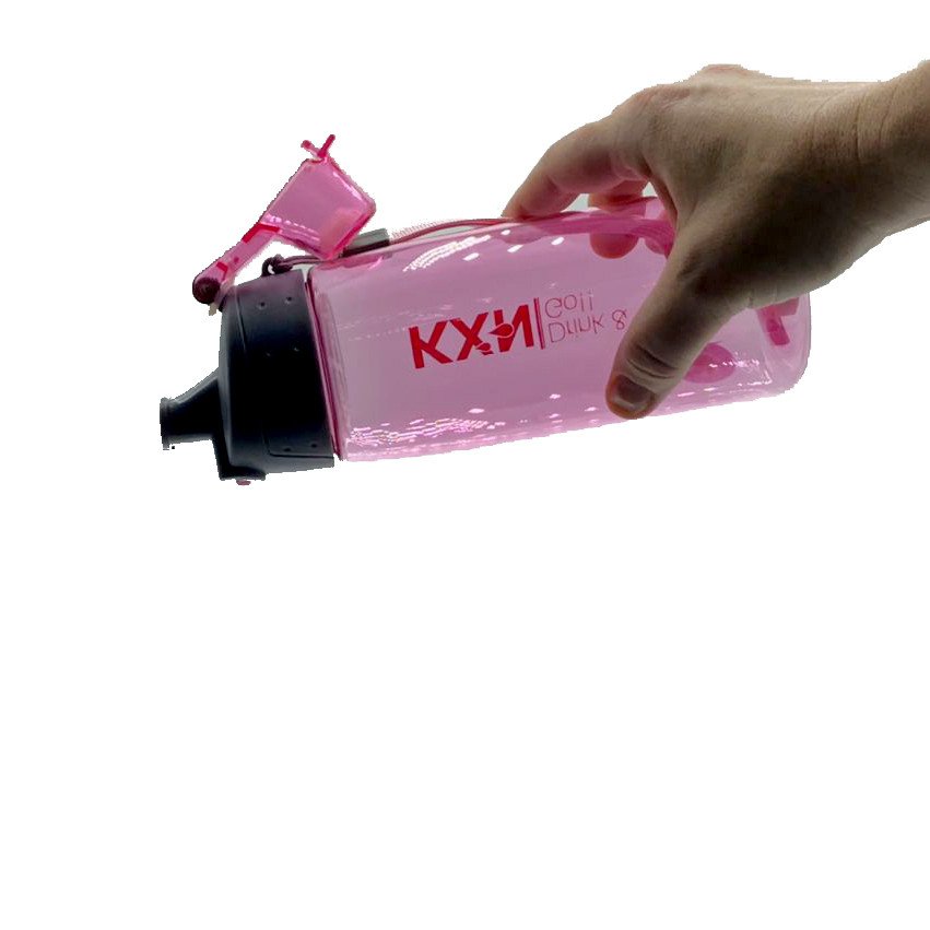 Пляшка для води CASNO 580 мл KXN-1179 Рожева фото товару