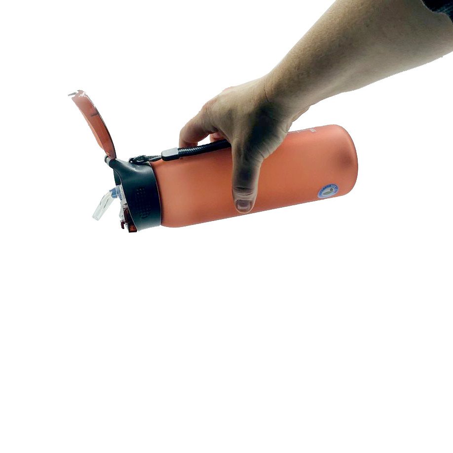 Пляшка для води CASNO 600 мл KXN-1196 Червона з соломинкою фото товару