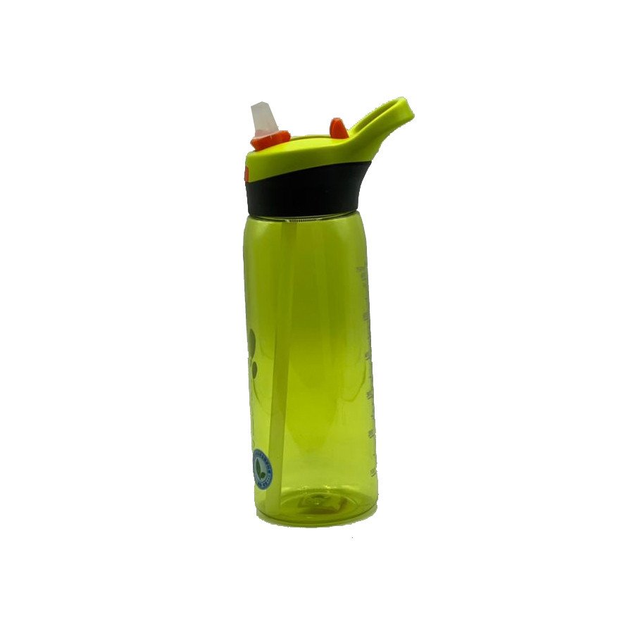 Пляшка для води CASNO 750 мл KXN-1207 Зелена з соломинкою фото товару