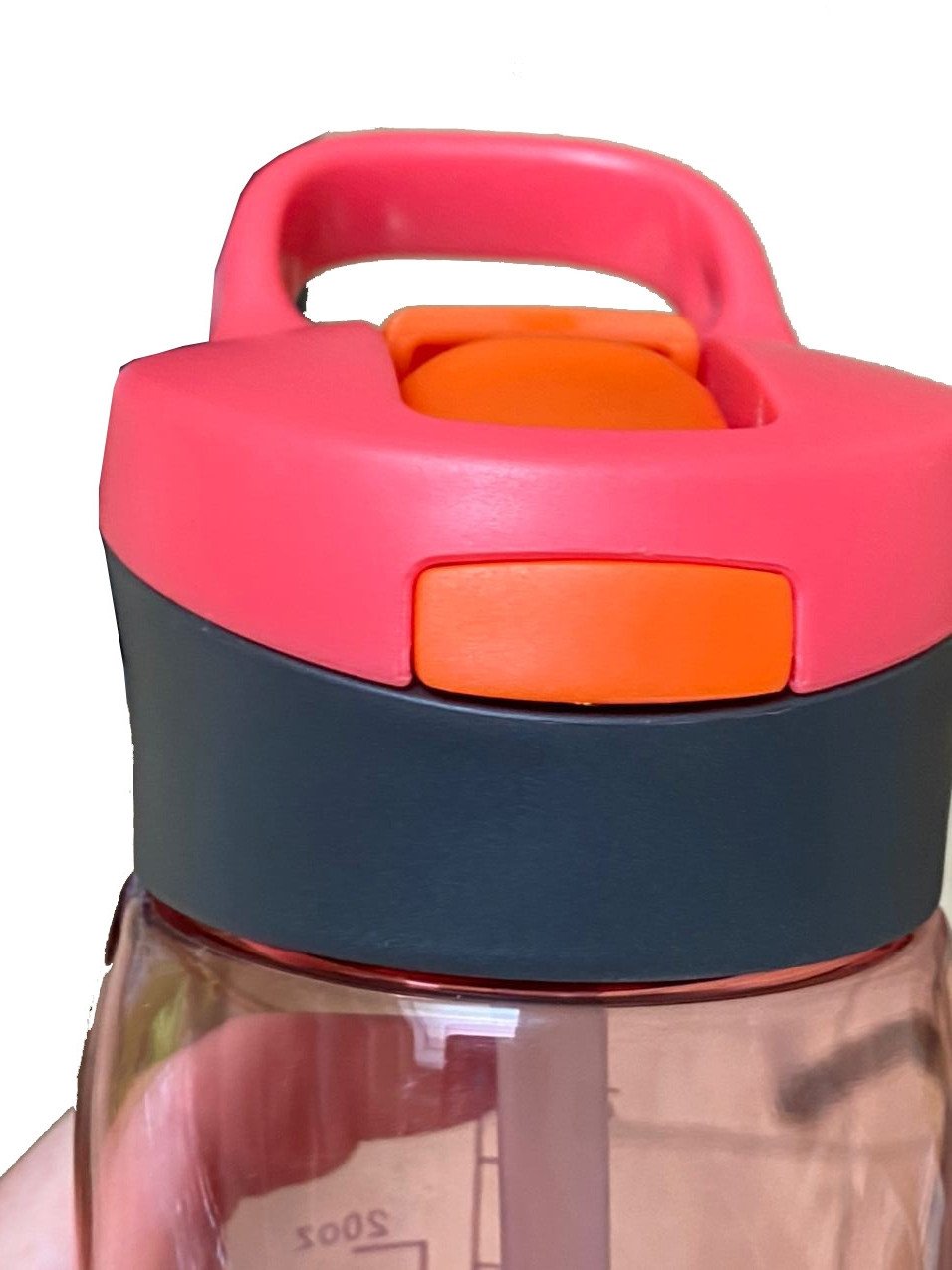 Пляшка для води CASNO 750 мл KXN-1207 Червона з соломинкою фото товару